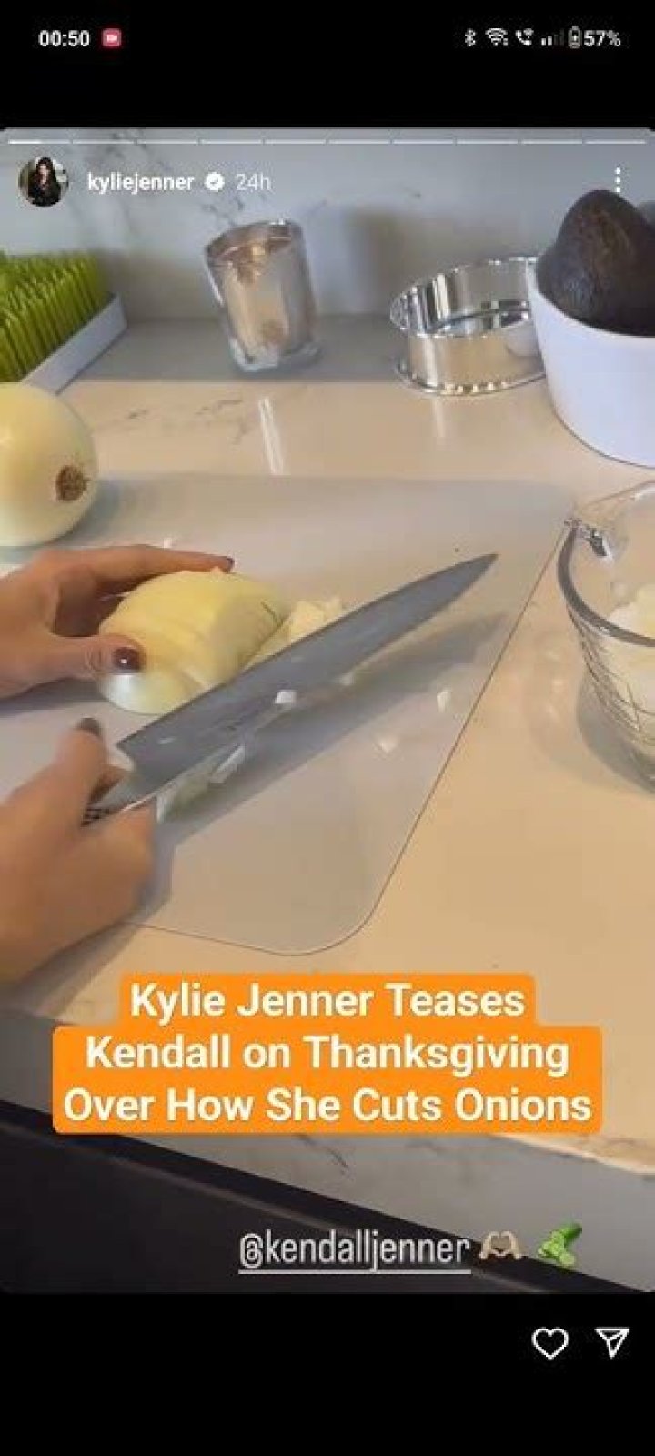 Kylie Jenner Teases Kendall on Thanksgiving Over How She Cuts Onions – Hollywood Life