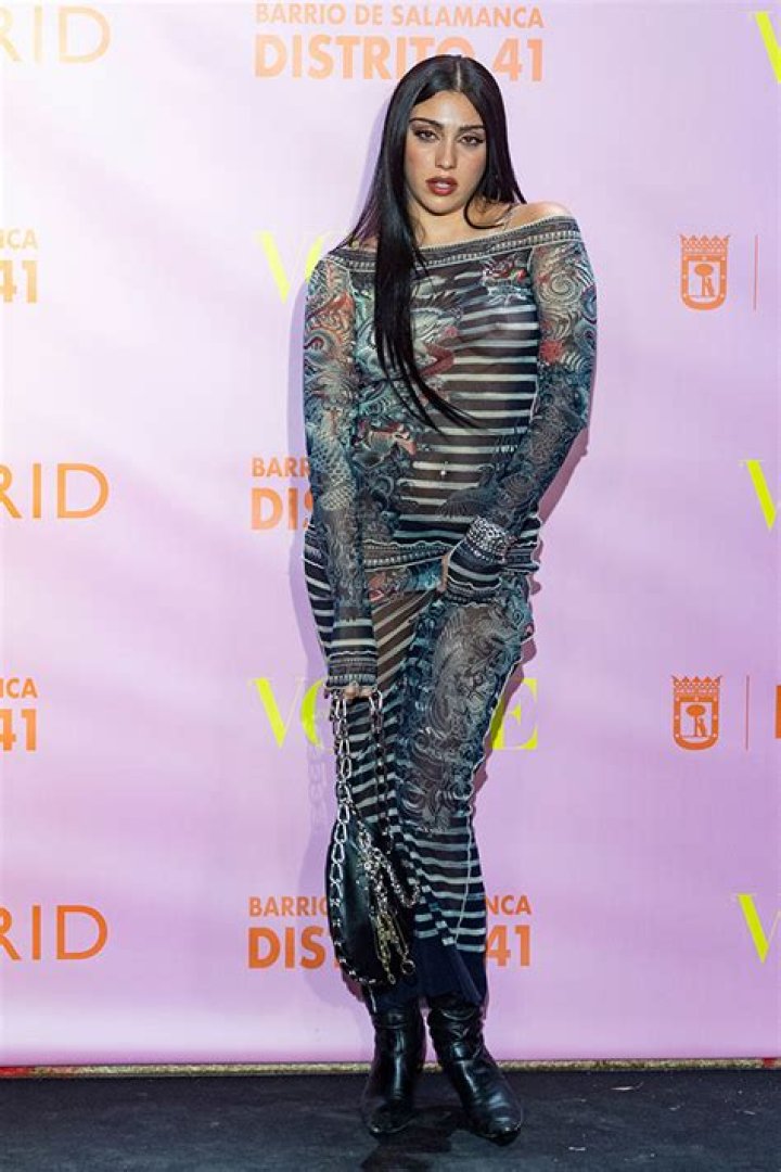 Lourdes Leon Wore a Sheer Striped Dress At ‘Vogue’ Event in Madrid – Hollywood Life
