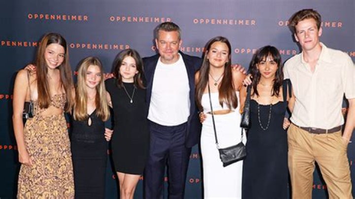 Matt Damon’s 4 Daughters At ‘Oppenheimer Paris Premiere: Photos – Hollywood Life