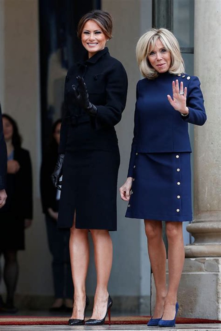 Melania Trump Vs. Brigitte Macron: Who Wears A Form-Fitting Mini Skirt Better? See Pics