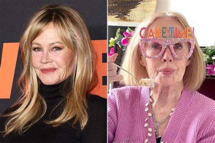 Melanie Griffith, 63, Stuns In Daisy Dukes As She Celebrates Her Birthday Outside Her Mansion With Family 