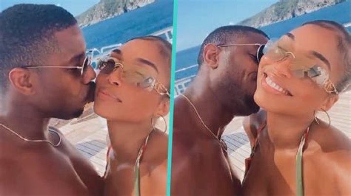 Michael B. Jordan Sweetly Kisses Lori Harvey On The Cheek As They Enjoy Her Birthday Getaway In St. Barts