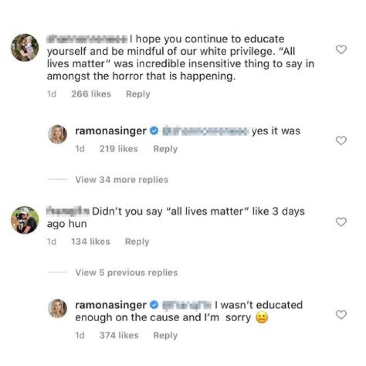 ‘RHONY’s Leah McSweeney Calls Out Ramona Singer For ‘All Lives Matter’ Post Amidst Feud