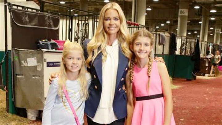 Denise Richards & Charlie Sheen’s Daughters Sam & Lola Look So Grown Up In Family Christmas Card