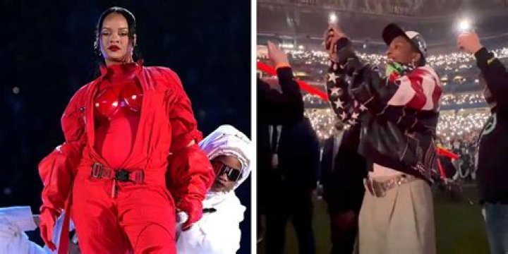 Rihanna Leaves Super Bowl With A$AP Rocky & Their Son After Announcing Pregnancy At Halftime Show