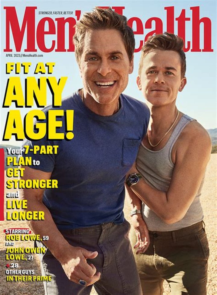 Rob Lowe & His Son John Owen On The Cover Of ‘Men’s Health’ – Hollywood Life