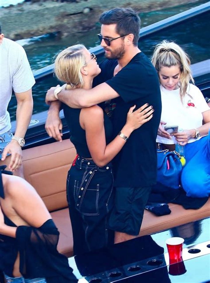Scott Disick & Sofia Richie Wrestle Playfully As He Pushes Her Into Water On Kylie Jenner’s Bday Cruise