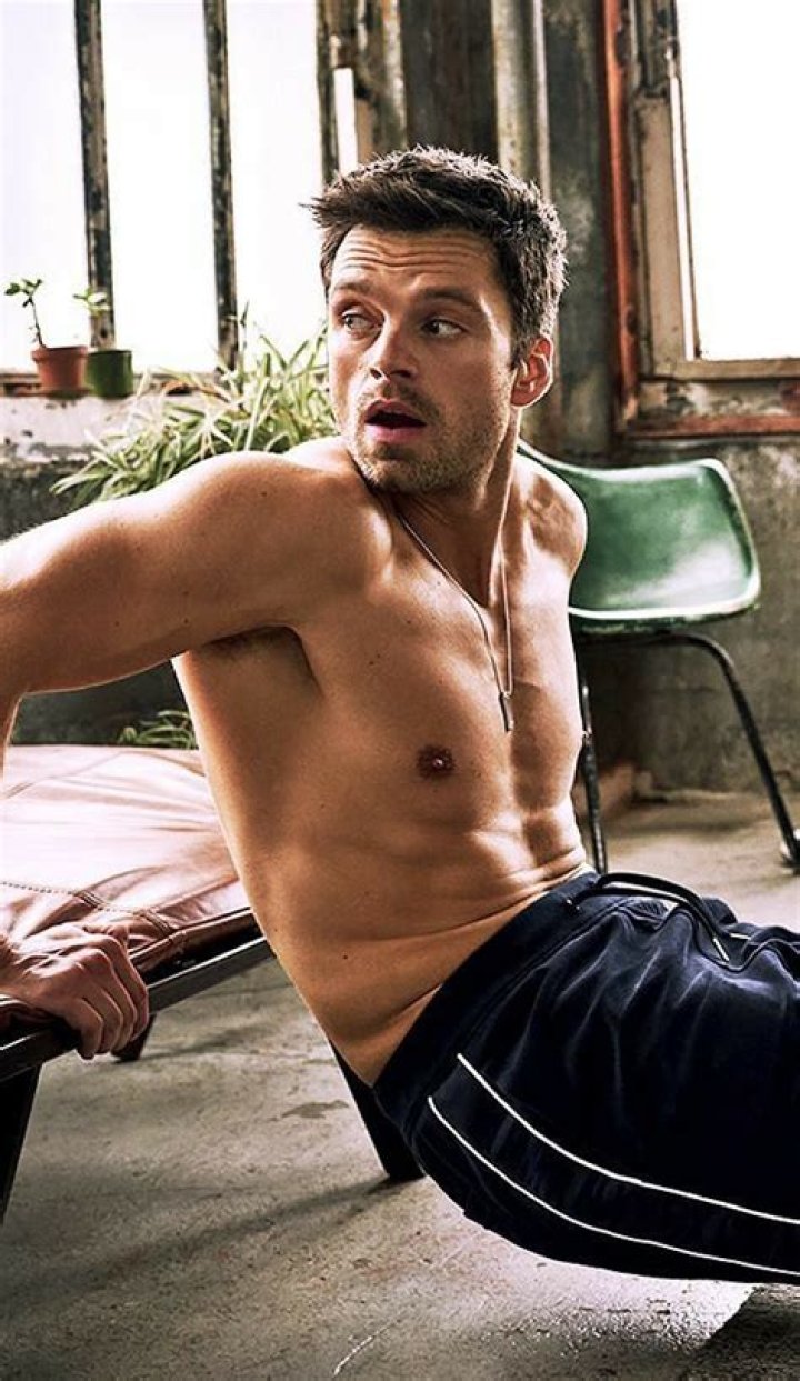 Sebastian Stan Goes Shirtless & Plays Drums As Tommy Lee: Photo – Hollywood Life