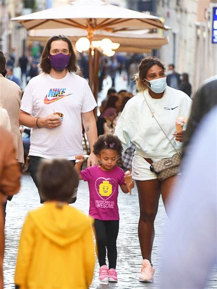 Serena Williams’ Daughter Olympia, 3, Looks Too Cute Wearing Sunflower Dress In Rome — Pic