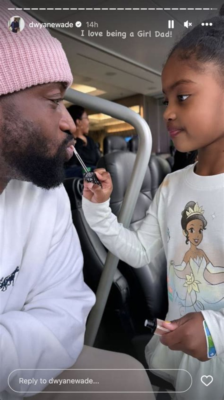 Dwyane Wade’s Daughter Kaavia, 1, Is Unfazed As Shaq Tries To Make Her Smile During FaceTime