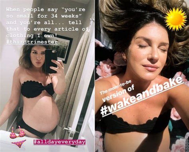 Pregnant Shenae Grimes Looks Ready To Pop At 34 Weeks In Bikini Selfies — See Sexy Pics