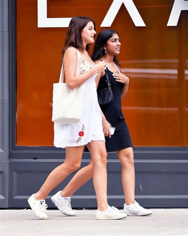 Suri Cruise, 16, Looks Lovely In White Linen Dress While Hanging With A Friend In NYC: Photo