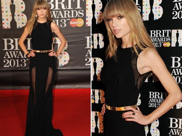 Taylor Swift’s BRIT Awards Outfit — Ripping Off Dress Was A Bold Move – Hollywood Life