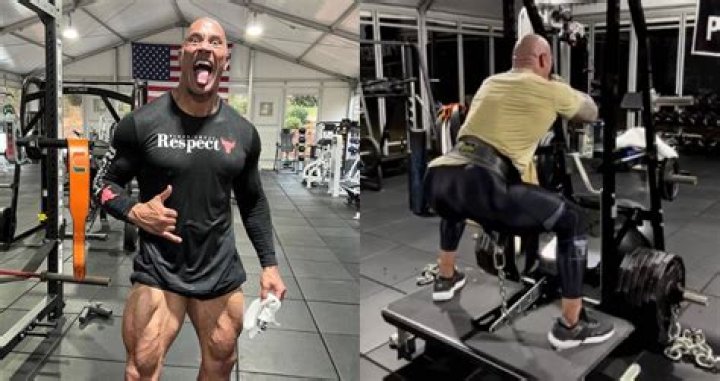 The Rock Reveals Insanely Muscular Legs In New Gym Photo: ‘Good Day Of Work’