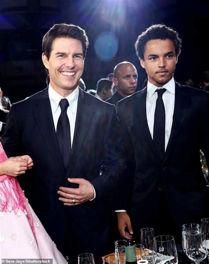 Tom Cruise Lands in London With Son Connor Cruise in Helicopter