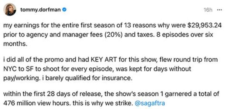 Tommy Dorfman Reveals Shockingly Low Salary For ’13 Reasons Why’ Season 1