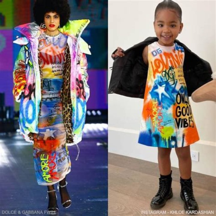 True Thompson’s Dolce & Gabbana Dress – Photos – Hollywood Life